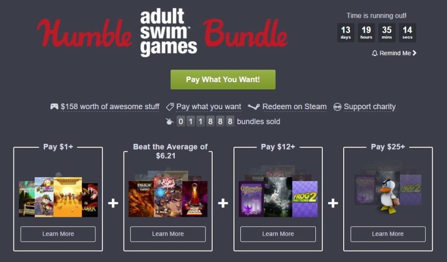 Adult Swim Games Humble Bundle Now Available